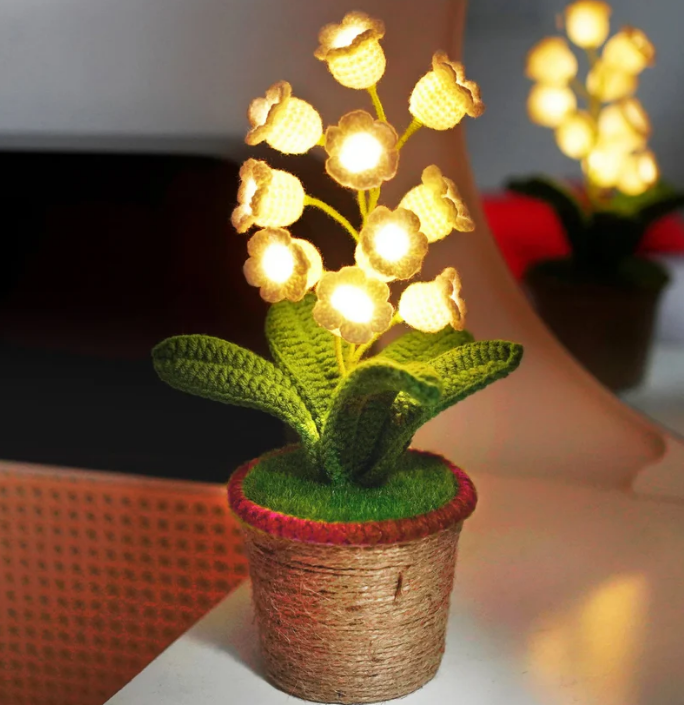 Handmade Crochet Glow Flower